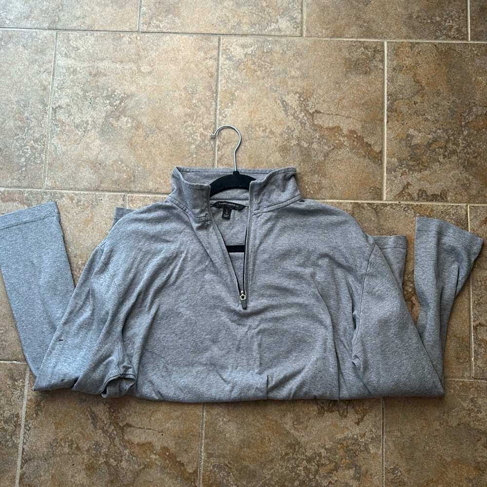 Banana Republic Quarter Zip Sweater/Shirt (Men’s L)
